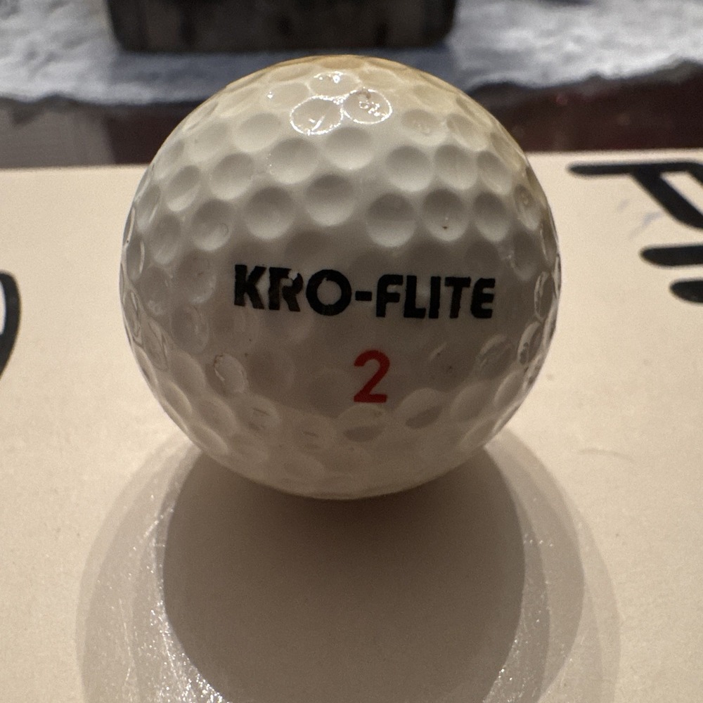 Vintage SPALDING GOLF BALL - KRO-FLITE #2 - Picture 3 of 5